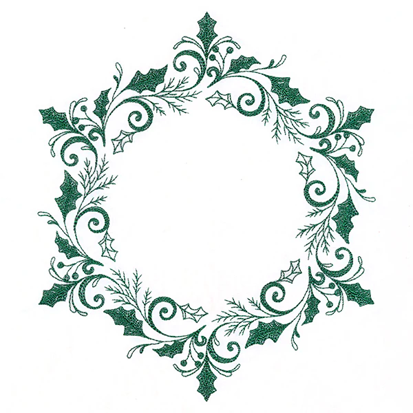 Festive Swirls Wreath - Image 5