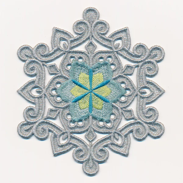 Fig Blossom Snowflake (In-the-Hoop) - Image 2