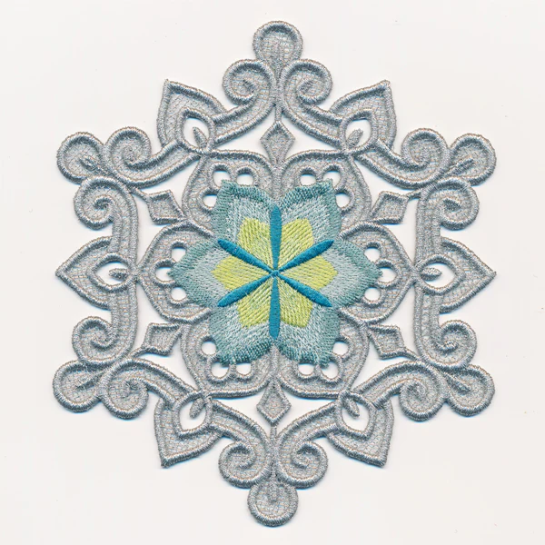 Fig Blossom Snowflake (In-the-Hoop) - Image 4