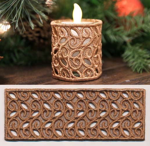 Filigree Candle Wrap (Lace) - Image 3