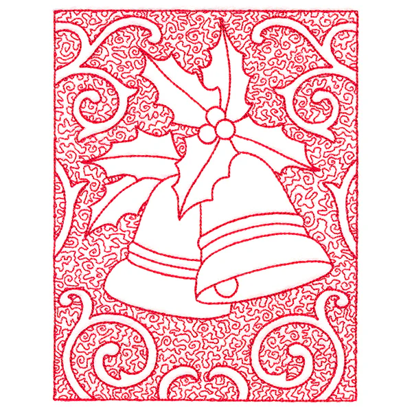 Filigree Christmas Bells (Trapunto) - Image 5