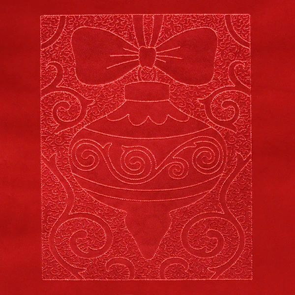 Filigree Christmas Ornament (Trapunto) - Image 4