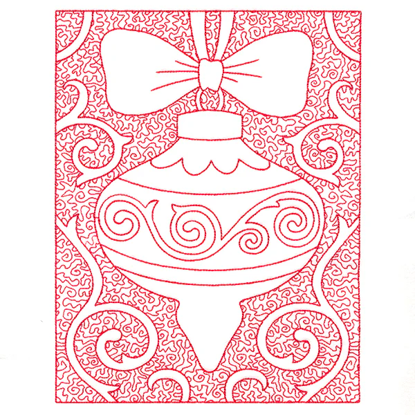 Filigree Christmas Ornament (Trapunto) - Image 7