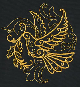 Filigree Dove (Goldwork) - Image 5