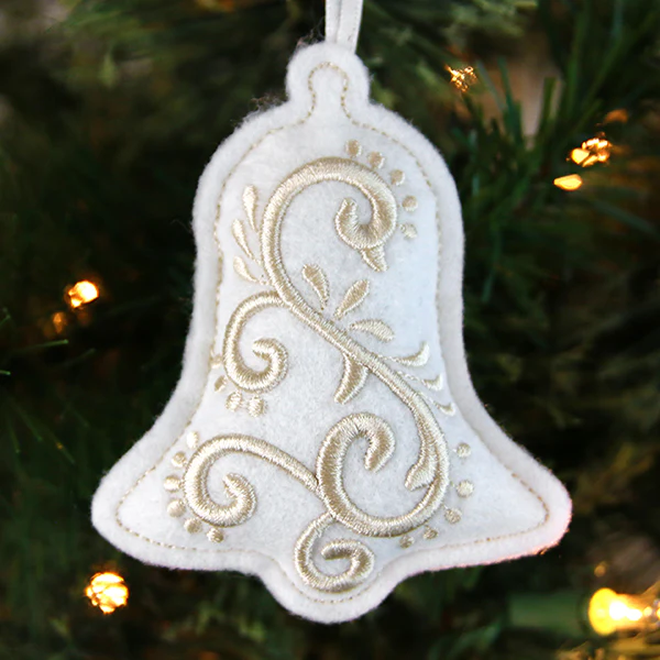 Filigree Ornaments - Bell (Puff Foam) (In-the-Hoop) - Image 2