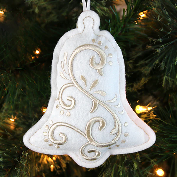 Filigree Ornaments - Bell (Puff Foam) (In-the-Hoop) - Image 3