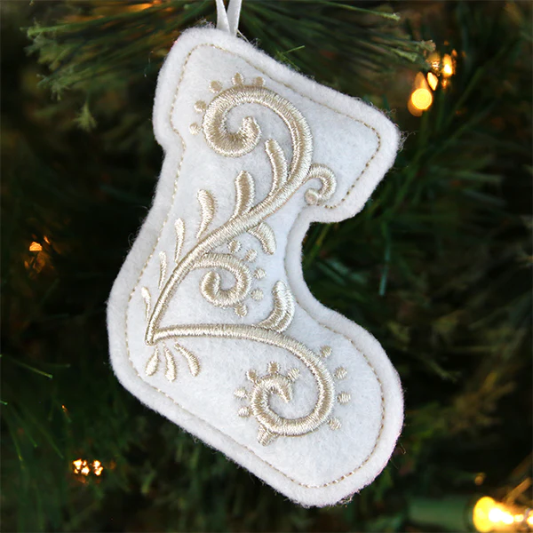 Filigree Ornaments - Stocking (Puff Foam) (In-the-Hoop) - Image 2