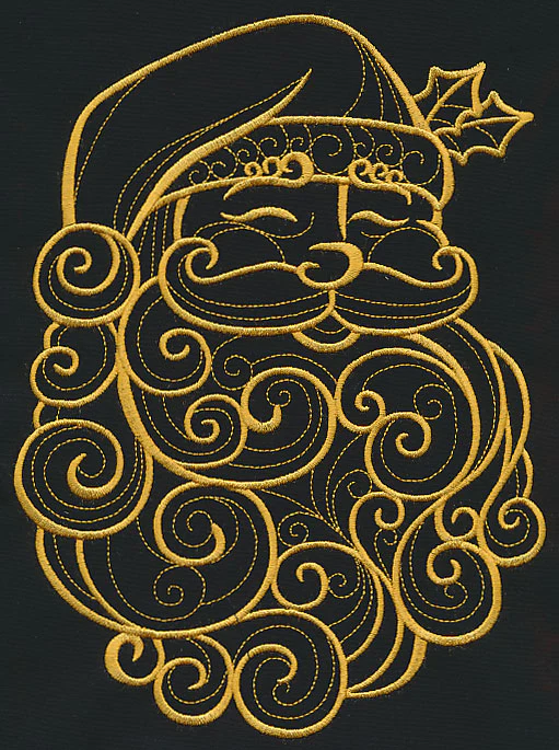 Filigree Santa Claus (Goldwork) - Image 6