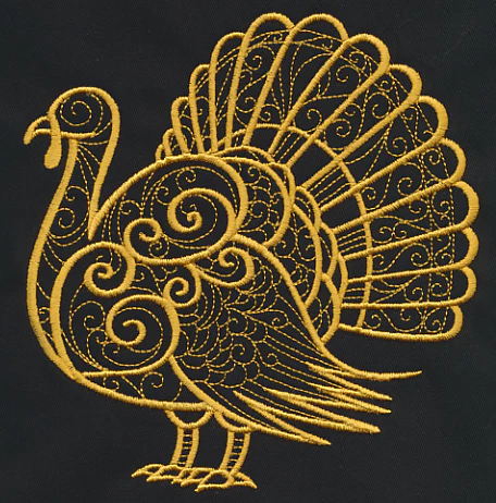 Filigree Turkey (Goldwork) - Image 3