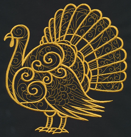 Filigree Turkey (Goldwork) - Image 6