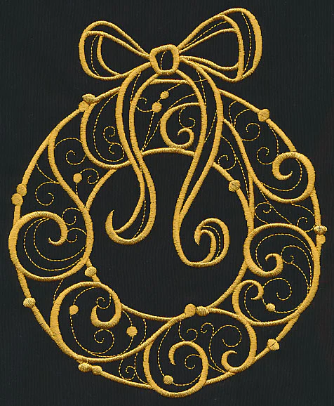 Filigree Wreath (Goldwork) - Image 2