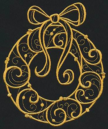 Filigree Wreath (Goldwork) - Image 4