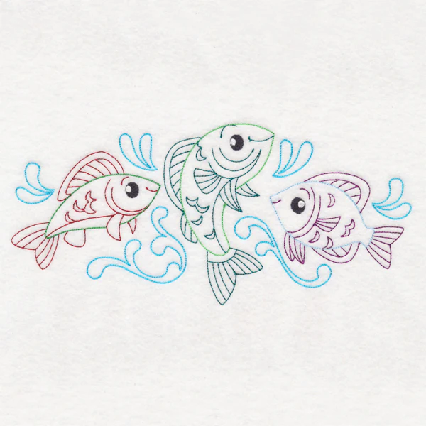Fins & Friends Trio (Vintage) - Image 6