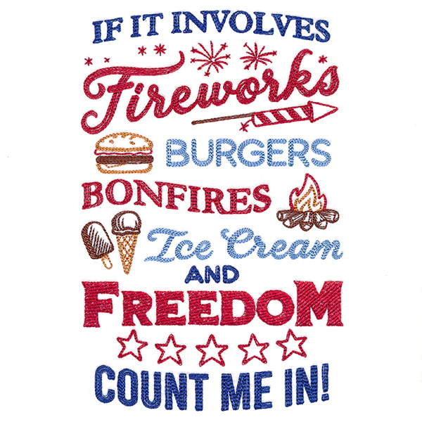 Fireworks & Freedom Sign - Image 5