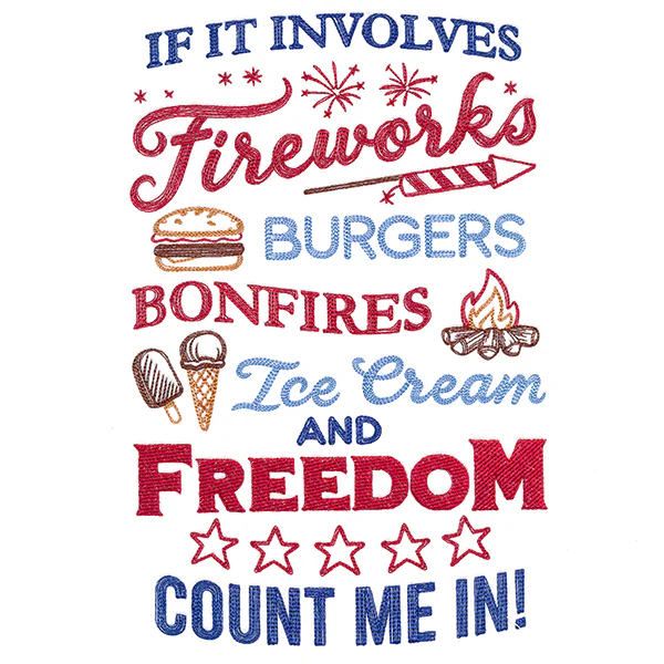 Fireworks & Freedom Sign - Image 8