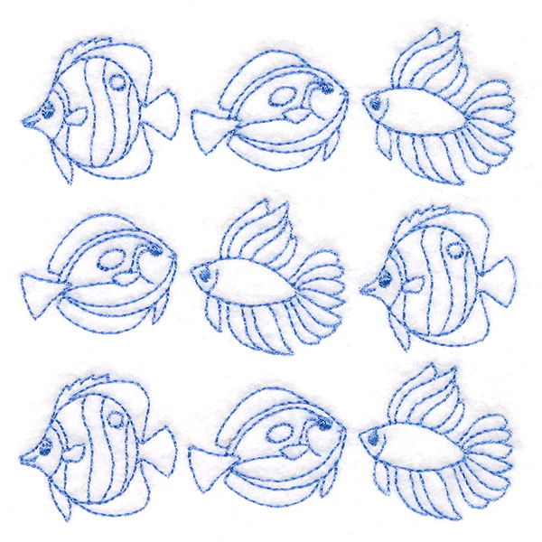 Fish in Paradise Quilting (Double Run) - Image 5