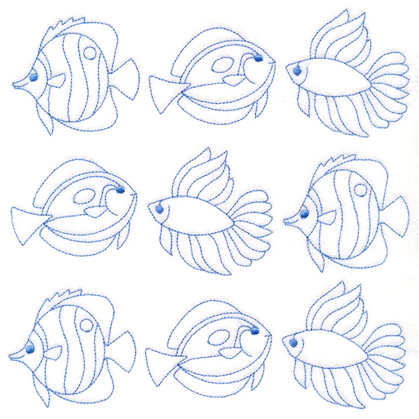 Fish in Paradise Quilting (Double Run) - Image 6