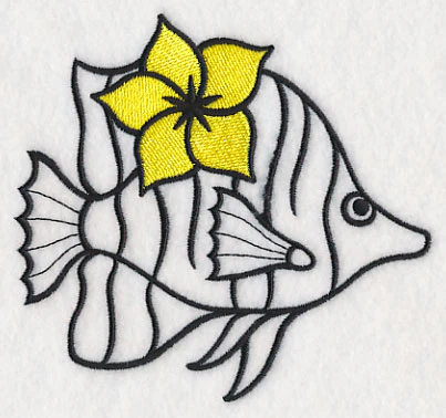 Fish with Flower - Image 3