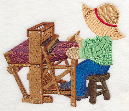 Fisherman Fred at the Weaving Loom - Image 3
