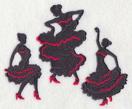 Flamenco Silhouette Trio - Image 3