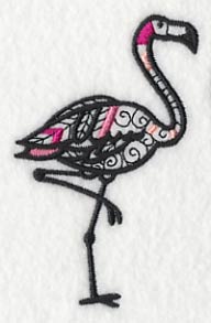 Flamingo 1 (Blackwork) - Image 2