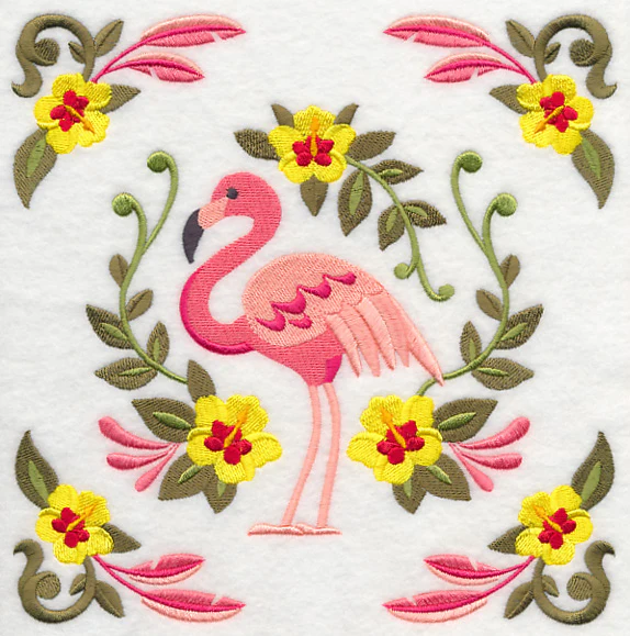 Flamingo and Tropical Frame - Image 6