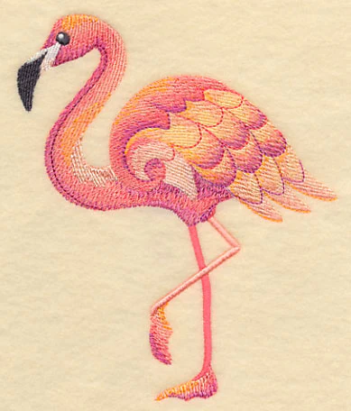 Flamingo in Watercolor - Image 2