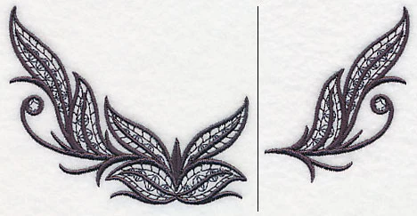 Fleur de Flames Neckline (V-Neck) (Split) - Image 3