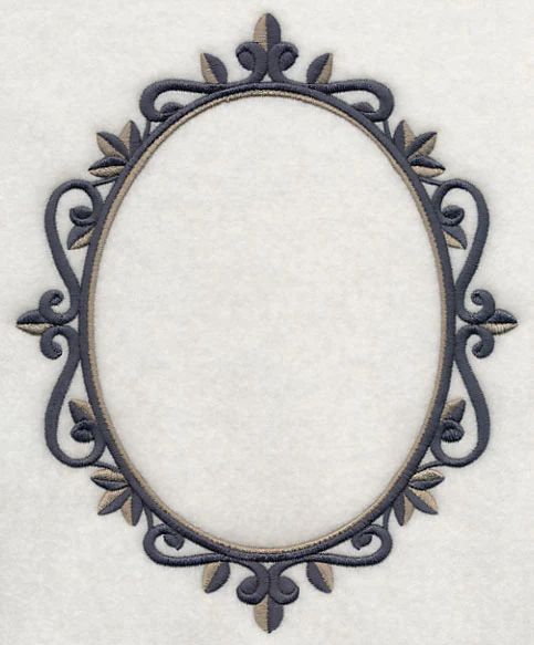 Fleur de Lis Monogram Frame - Image 2