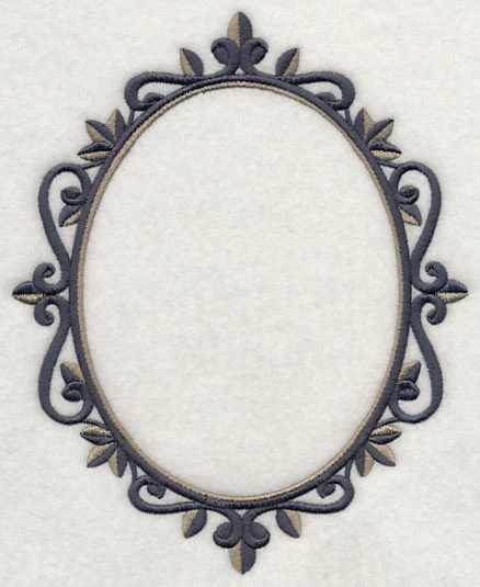 Fleur de Lis Monogram Frame - Image 3