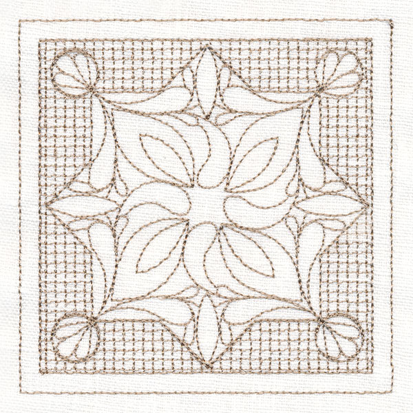 Fleur de Lis Square (Trapunto) - Image 5