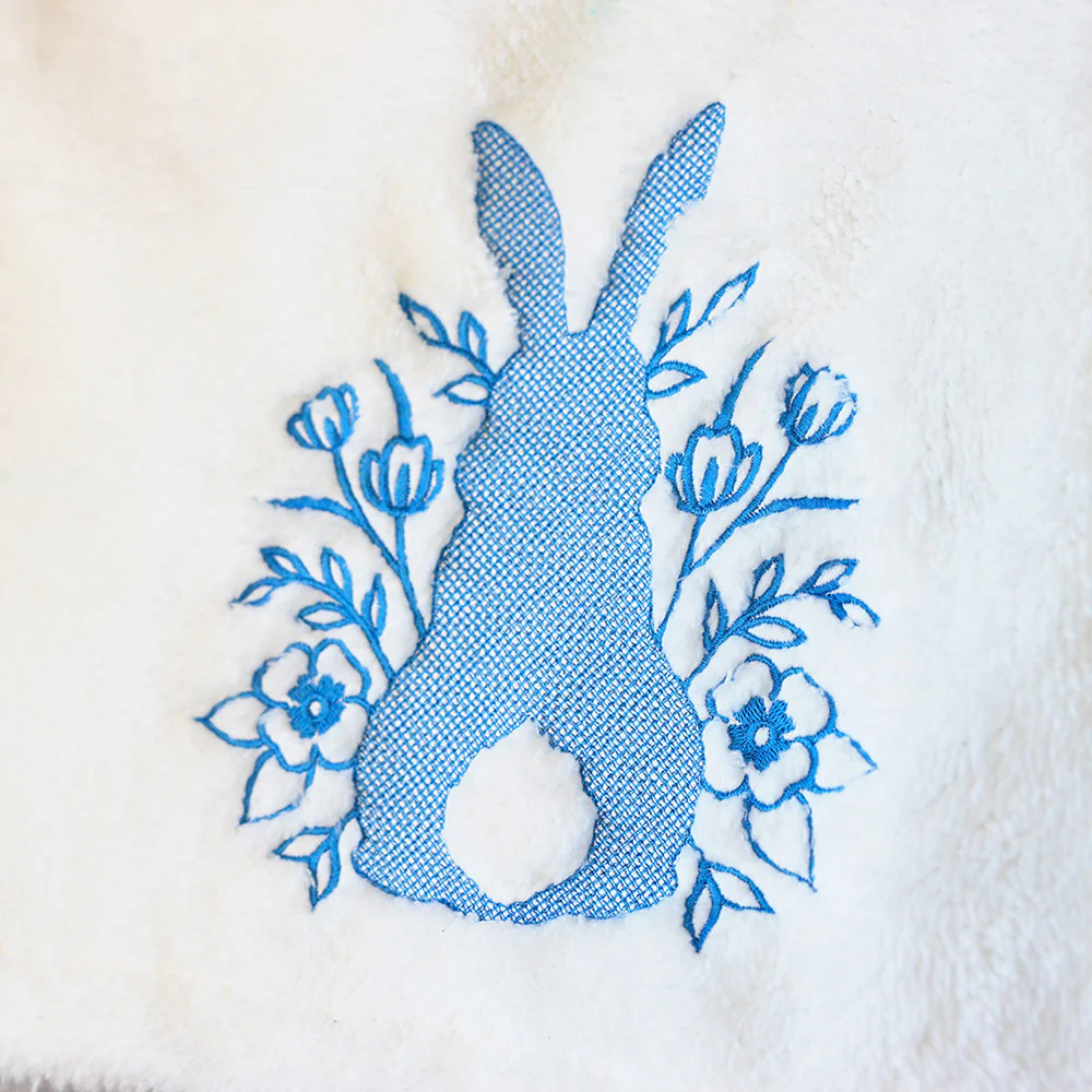 Floral Bunny (Embossed) - Image 3