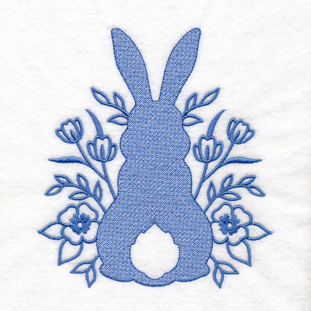 Floral Bunny (Embossed) - Image 4