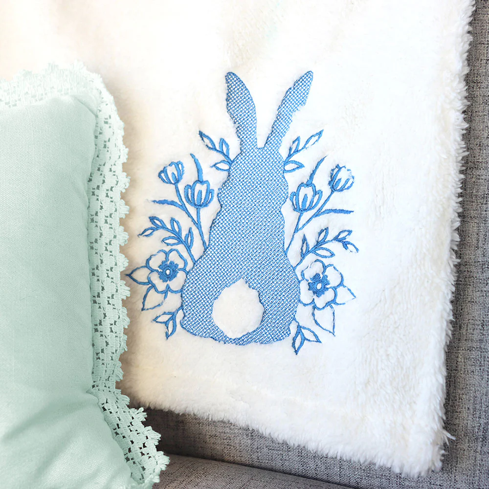 Floral Bunny (Embossed) - Image 6