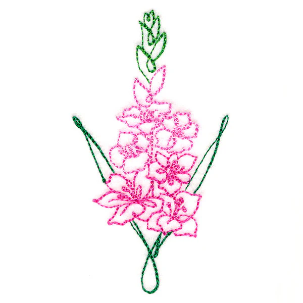 Floral Calligraphy - Gladiolus - Image 9