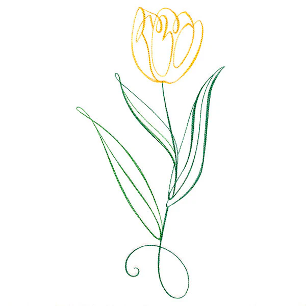 Floral Calligraphy - Tulip - Image 11