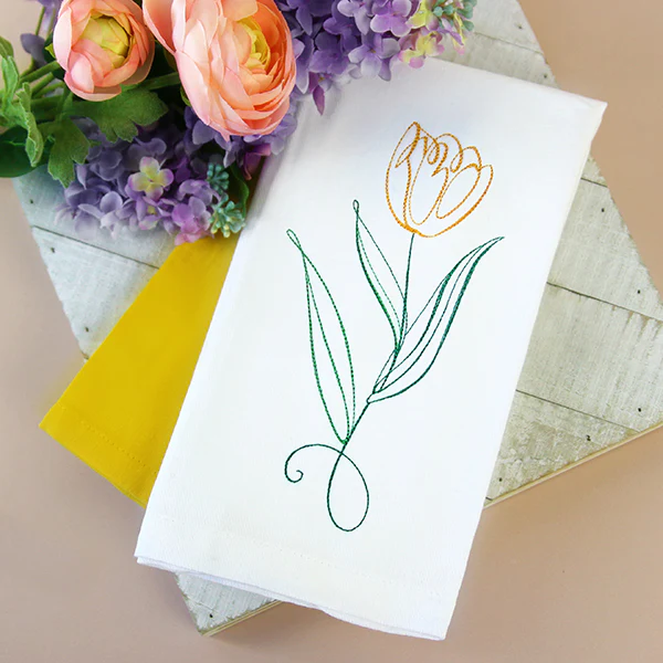 Floral Calligraphy - Tulip - Image 8
