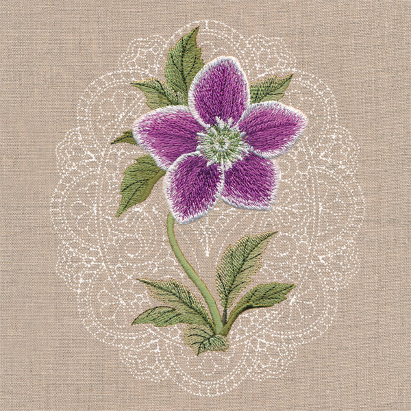 Floral Cameo - Lenten Rose - Image 2