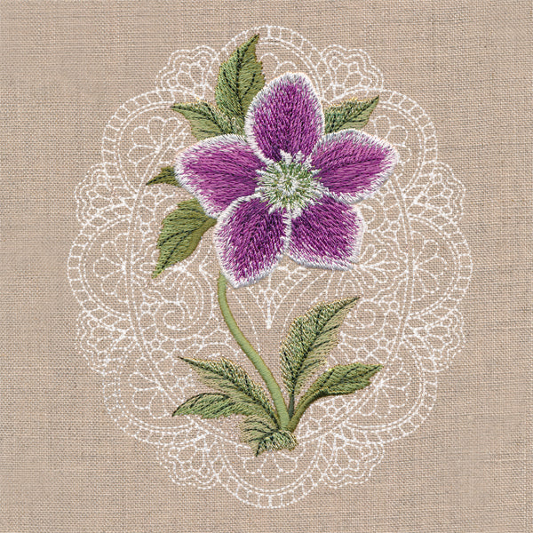 Floral Cameo - Lenten Rose - Image 3