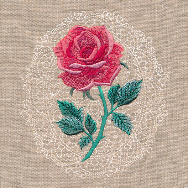 Floral Cameo - Rose - Image 5