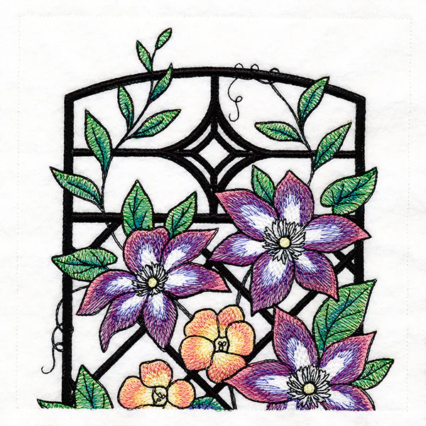 Floral Color Theory Trellis Scene - Image 10