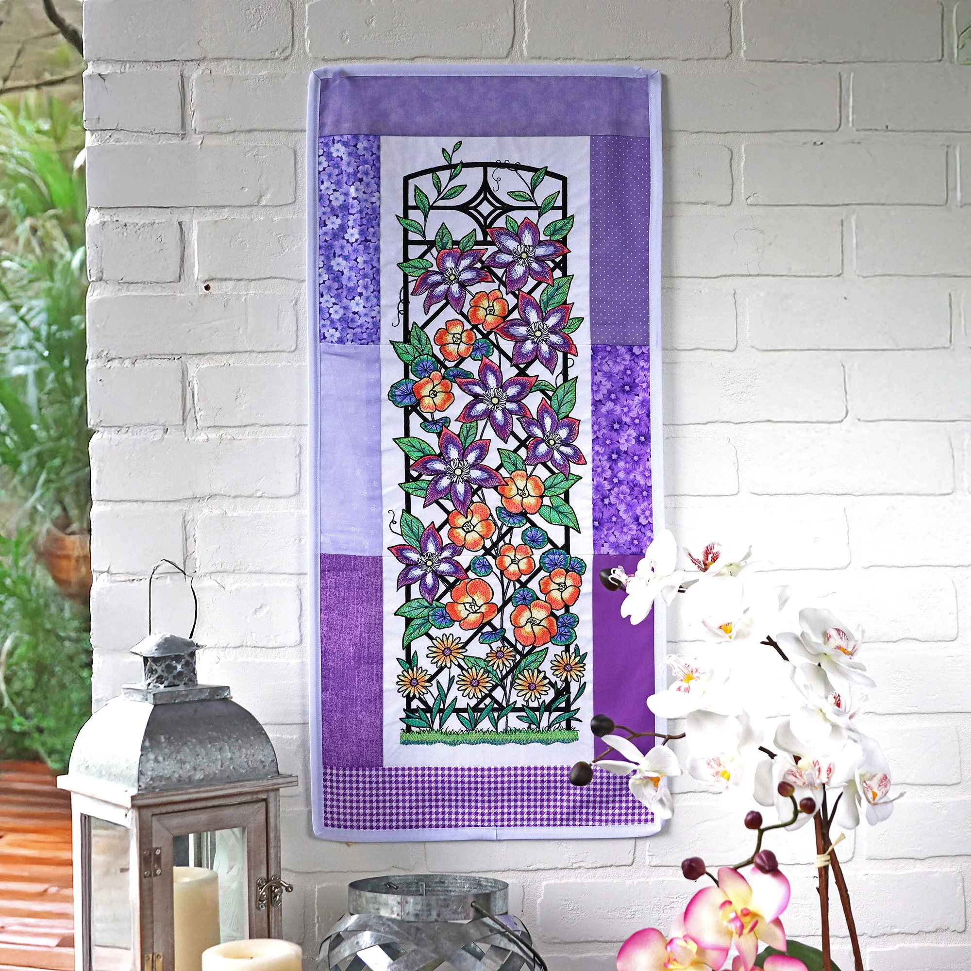 Floral Color Theory Trellis Scene - Image 13