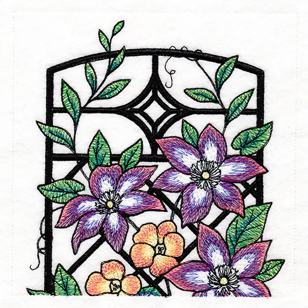 Floral Color Theory Trellis Scene - Image 18