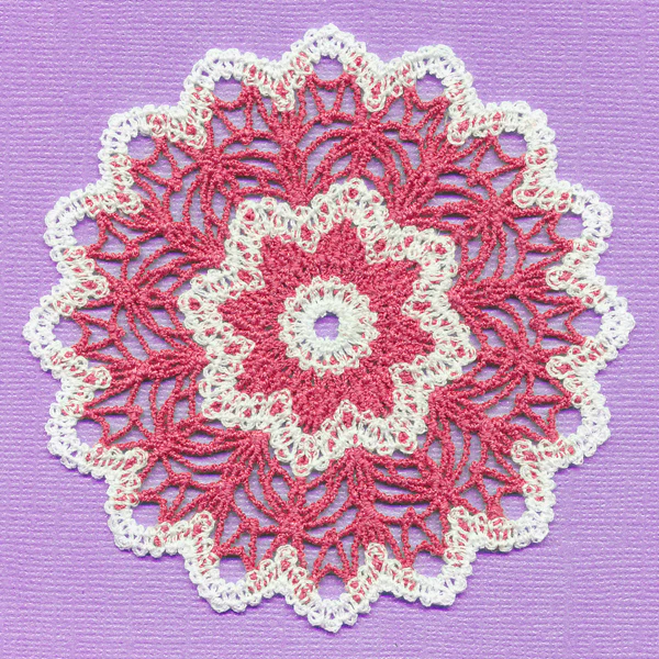 Floral Doily (Battenburg Lace) - Image 5