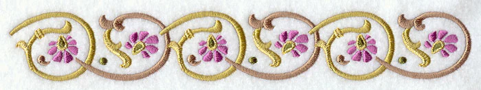 Floral Fantasy Border