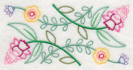 Floral Fantasy Border (Vintage) - Image 3