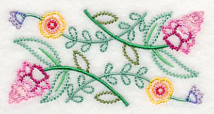 Floral Fantasy Border (Vintage) - Image 5