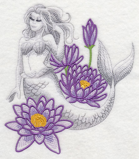 Floral Fantasy Mermaid - Image 2