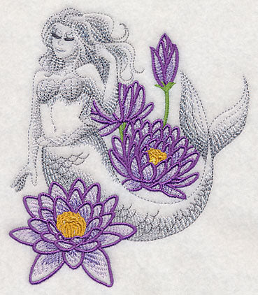 Floral Fantasy Mermaid - Image 3
