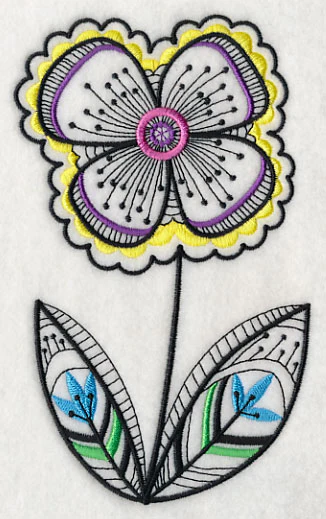 Floral Fashion (Blackwork) - Image 4